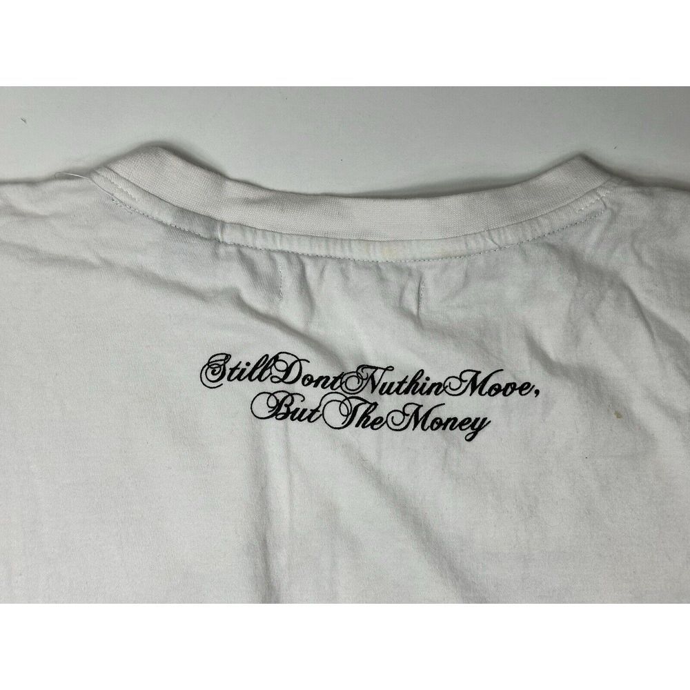 Indigo Red Denim Co. T-shirt Mens 3XL Gangsta White Short Sleeve Graphic‎ Tee - Picture 7 of 11
